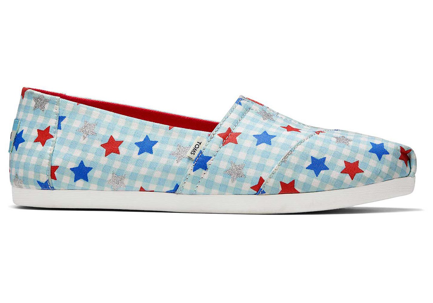 Toms Espadryle Damskie Kolorowe - Alpargata Glitter Stars - 36JGDHESP